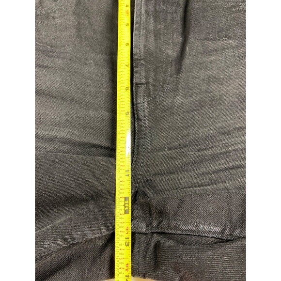 Everlane Way High Jean Straight Leg Size 28 Black Denim 100% Cotton Raw Hem - Picture 5 of 11